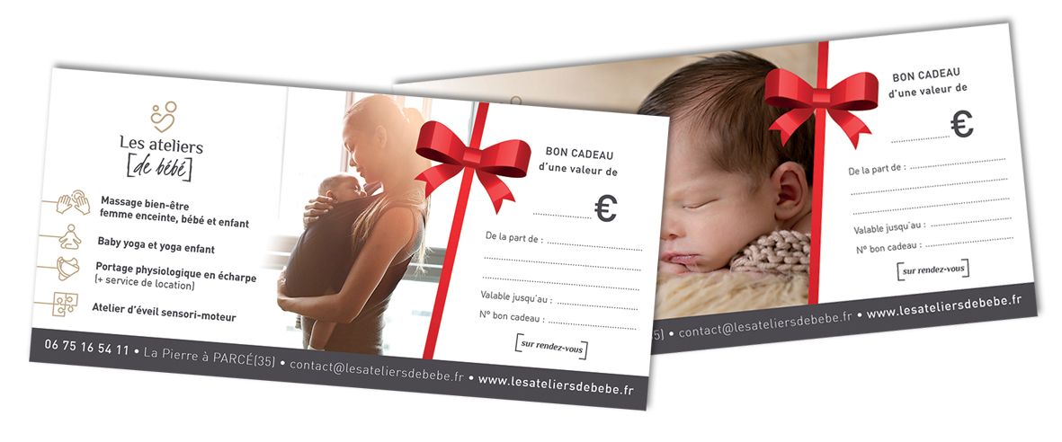 Carte cadeau Atelier Futurs et Jeunes parents de 45€ | Naissance Heureuse